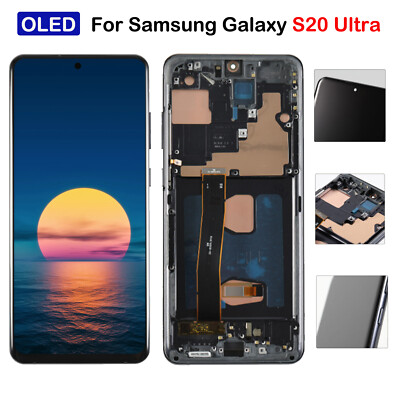 A+ OLED For Samsung Galaxy S20 Ultra 4G/5G G988U LCD Display Screen Replacement