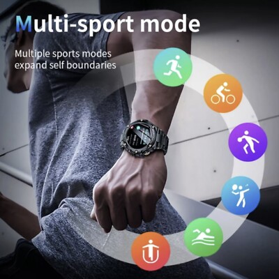 Smartwatch 1,5''  Neu  Bluetooth Anruf Sport Gesundheitsüberwachung 800 mAh 2023 