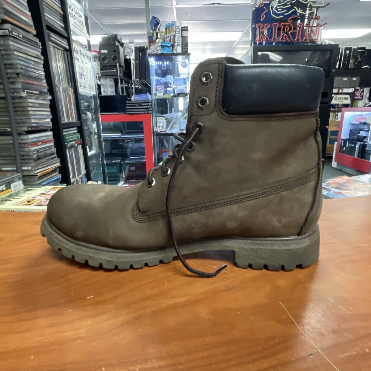 Timberland 6 Inch Premium Waterproof Boots Mens 11S Dark Chocolate