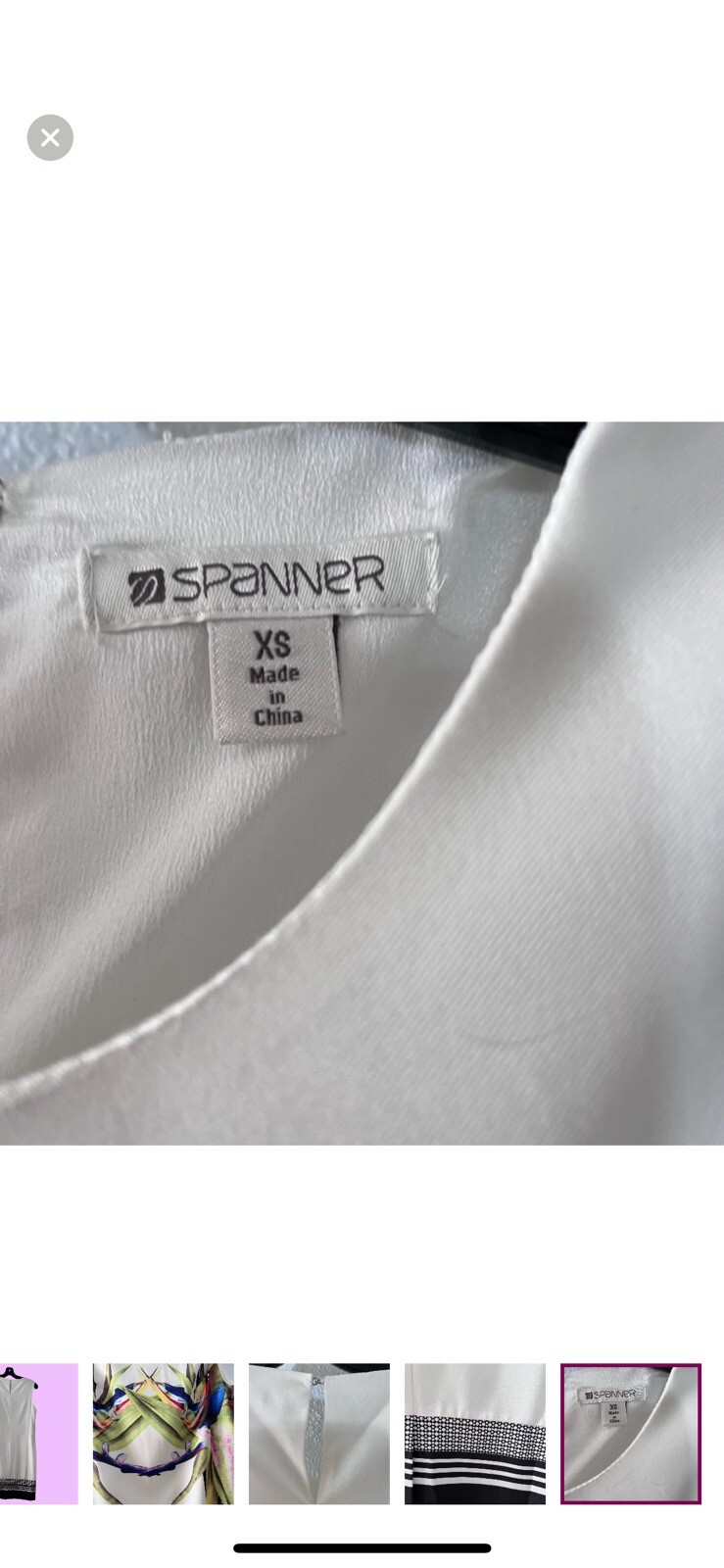 Spanner Spring/Summer Patterned Dress Size XS - image 6