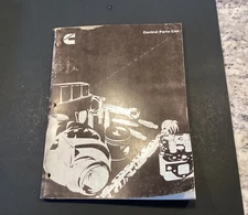 1989 Cummins Engine Control Parts List Book Manual Service Shop NT NH V LTA KT L