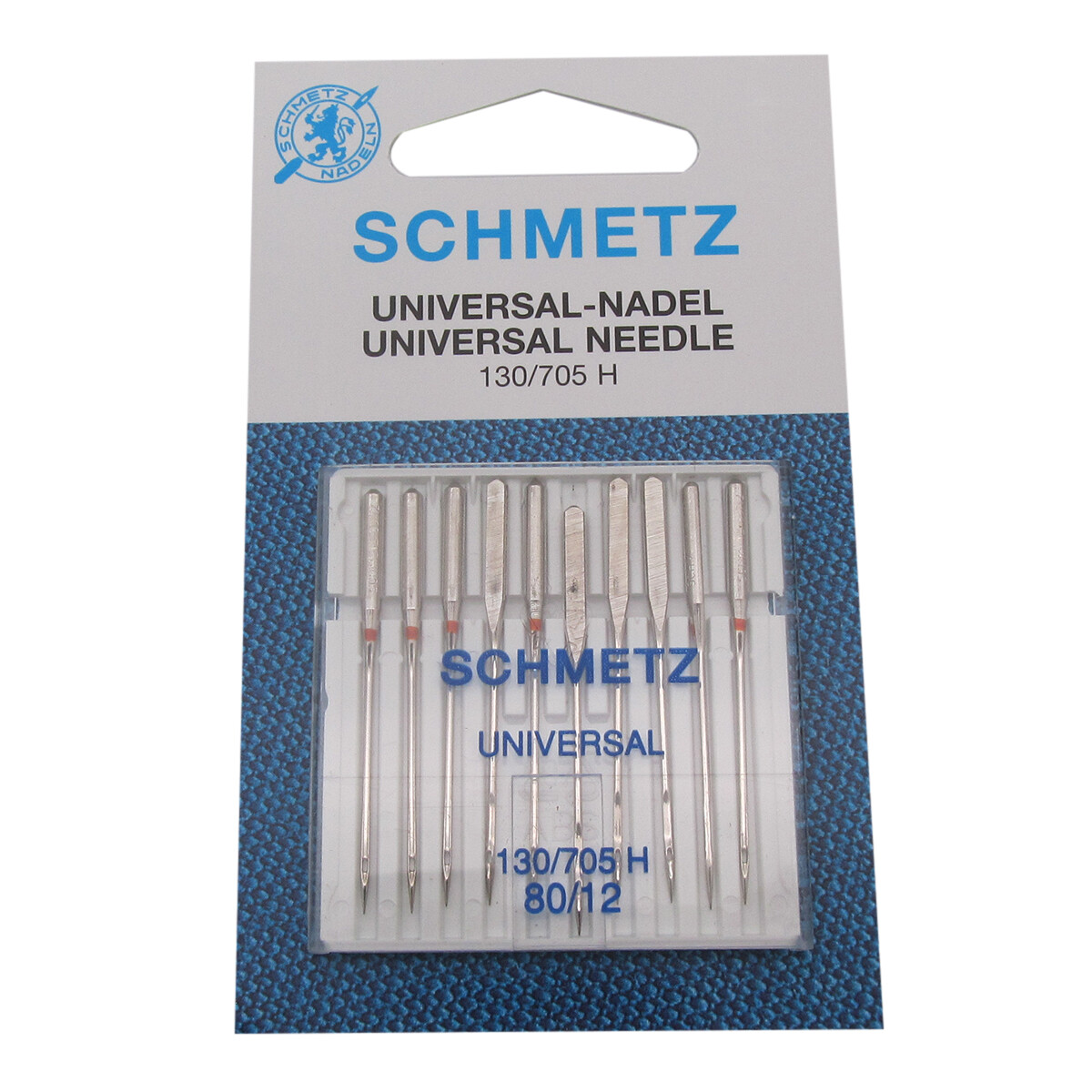 Schmetz Universal Domestic Sewing Machine Needles HAX1 130/705H Packets