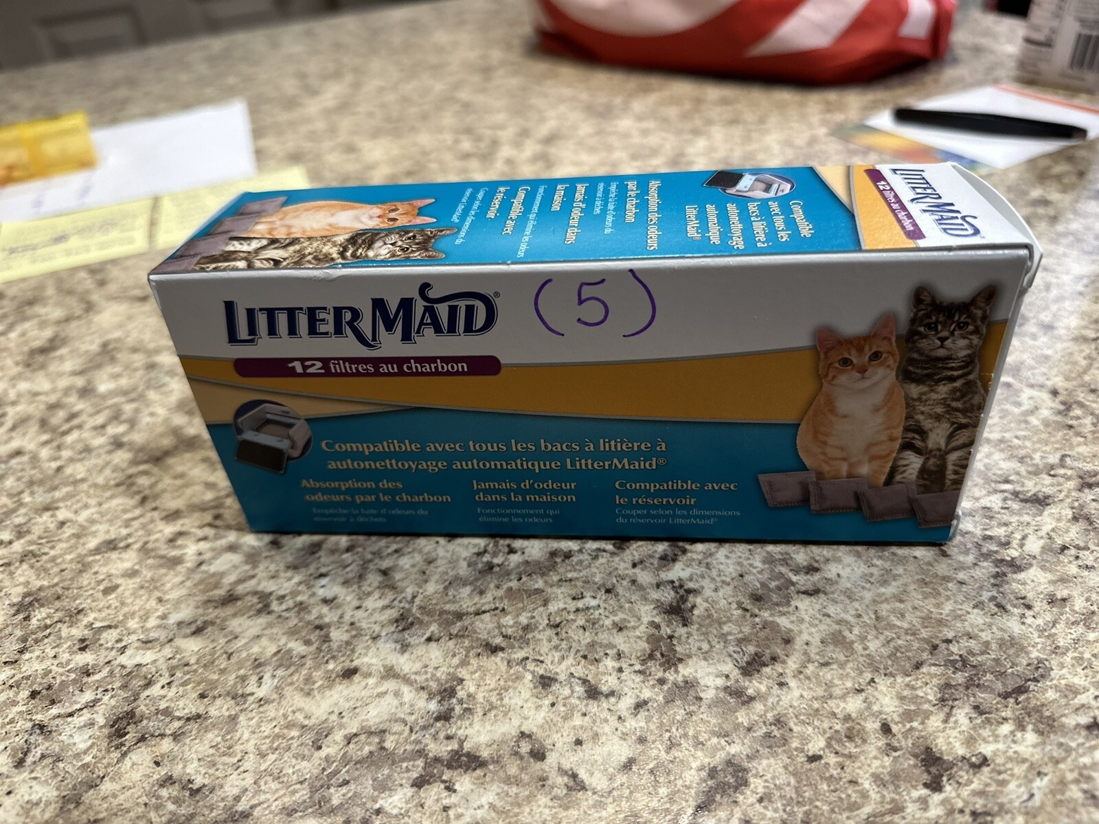 LitterMaid Carbon Filters For Self Cleaning Litterboxes, 5 C