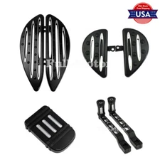 Driver Floorboard Passenger Footpegs Shift Lever Brake Pedal Set Fit For Touring