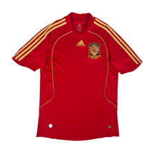Spain 2008/10 ADIDAS Home Football Shirt S Mens Vintage Soccer Jersey