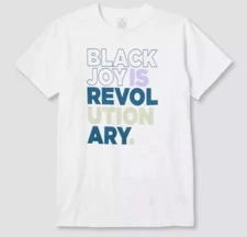Black History Month Black Men Smile Short Sleeve 'Black Joy is Revolutiona L