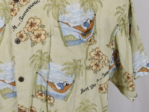 BIG DOGS Just Dot It Tomorrow Fun Whimsical Rayon Aloha Shirt -Men’s XL - Picture 3 of 10
