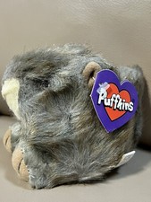 Puffkins "Nutty" the squirrel beanie plush NWT