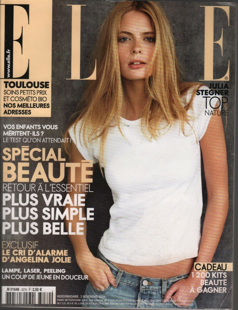 Elle French Fashion Magazine 3 Novembre 2008 Julia Stegner