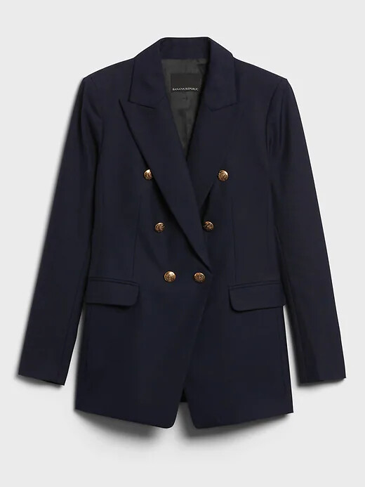 Banana Republic 2 Double Breasted Blazer 2 Navy Jacket