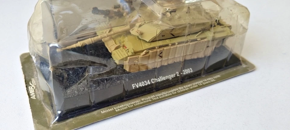 FV4034 Challanger 2 2003 Upgraded diecast AMERCOM 1:72 NIB - Image 2 of 4