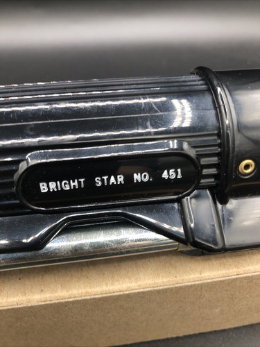 Linterna Bright Star 451 con luz de inspección vintage militar RARA NOS EE. UU. - Imagen 2 de 16