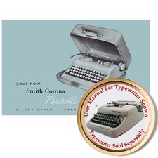 Smith Corona Sterling Typewriter User Instruction Manual for 1950s Decade Model thumbnail