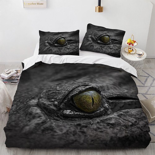 3D Animal Crocodile Series Digital Printed Bed Cover Pillowcase Bedding - Picture 29 of 31