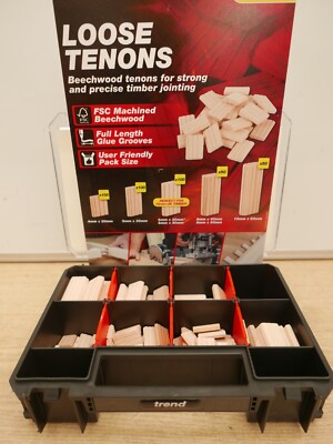 trend 110 x 4mm bis 10mm lose Zapfen Festool Domino im praktischen MSC/C/ORG Organizer