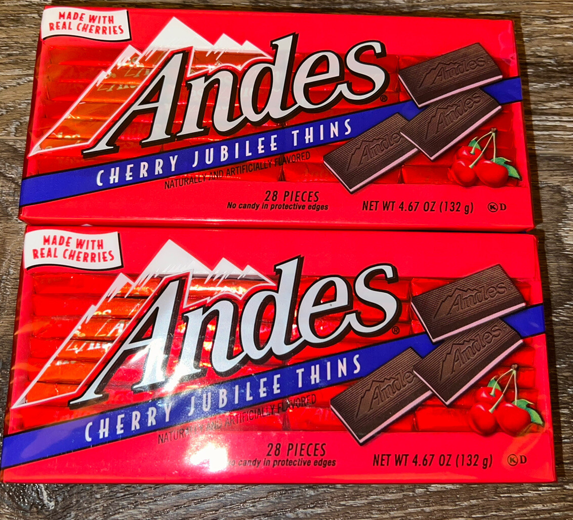 Andes Cherry Jubilee Thins Candy 4.67 oz Each, 56 Pieces 12/2025 eBay