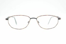 Vintage Alpina Targa 1 8133 09 Brown Black Oval Glasses Frame NOS
