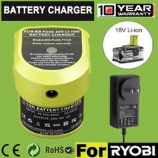 Battery Charger For RYOBI P108 18V 18 Volt One Plus High Capacity Lithium NEW