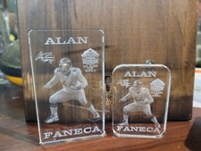 2pc Alan Faneca Pittsburgh Steelers Hall of Fame Class of 2021 induction crystal