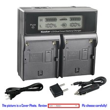 Kastar LCD Dual Fast Charger Battery for Sony BP-U30 BP-U60 BP-U66 BC-U1 BC-U2
