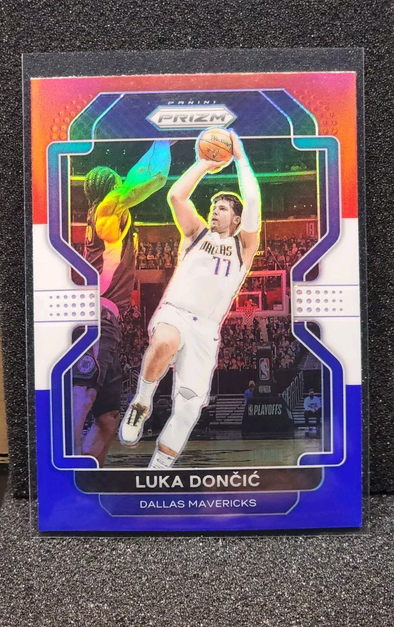 2021 Luka Doncic Prizm #223 Red White and Blue Dallas Mavericks