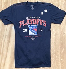 New York Rangers 2013 Stanley Cup Playoffs Old Time Hockey NHL Shirt NEW w/Holo