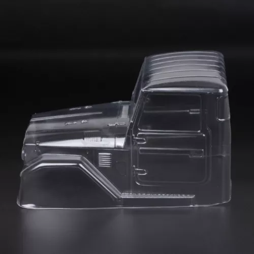 313 mm klare Raupenkarosserie mit Aufklebern 1/10 Offroad Toyota FJ40 SCX10 II TRX4 zum Selbermachen - Bild 7 von 11