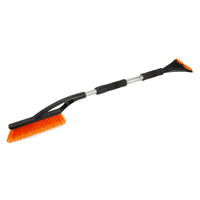 Teleskop Schneebesen Eiskratzer 117Cm Schnee BüRste Auto Besen