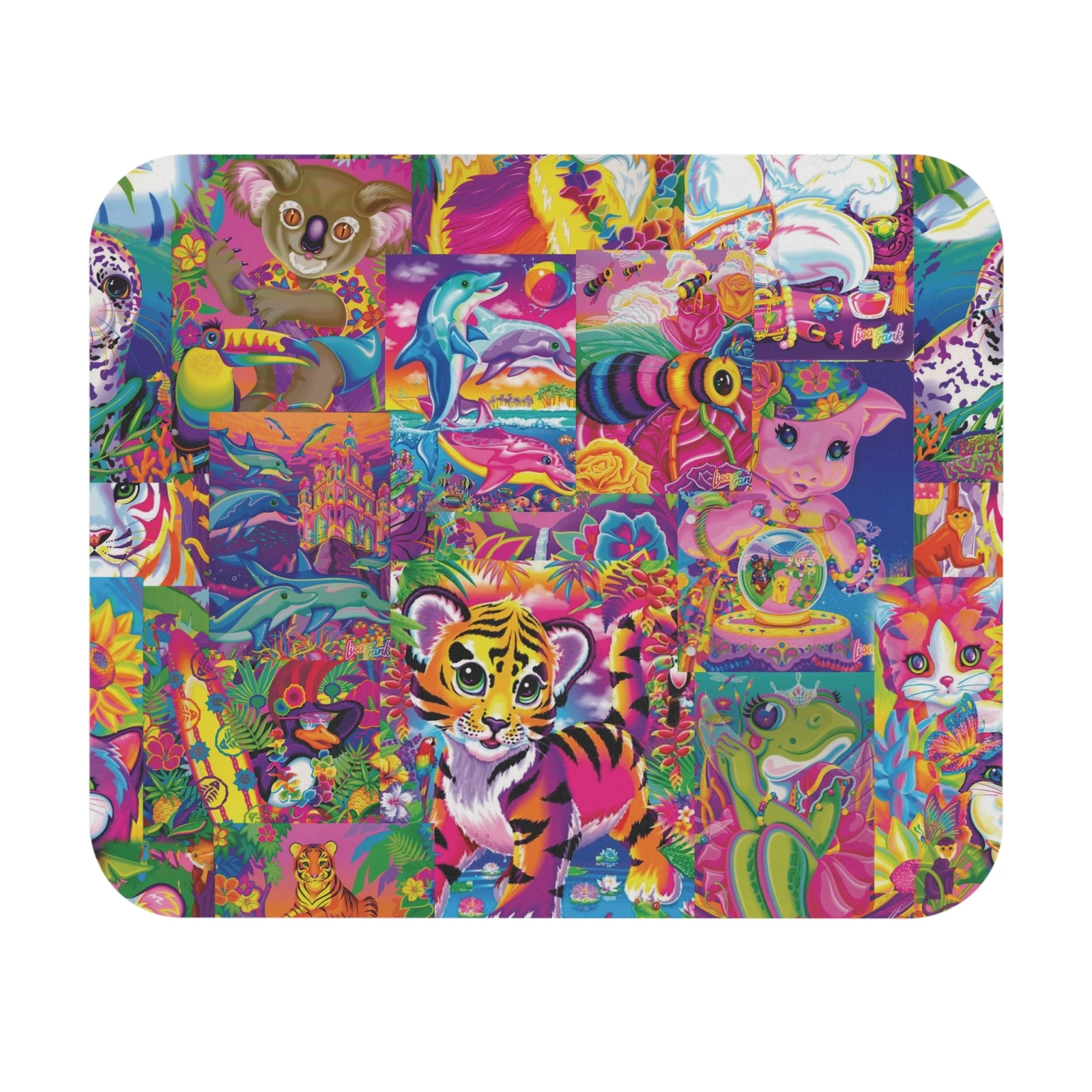 Lisa Frank Mouse Pad for Office and Workspace Decor