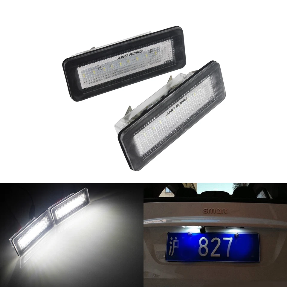 2x Kennzeichen Beleuchtung für Smart Fortwo Coupe 451 Bj. 2007-2015 kein Fehler - Bild 2 von 4