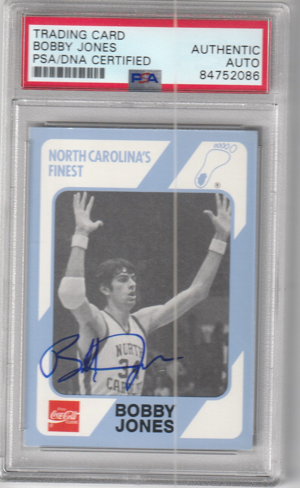 Autographed Bobby Jones Topps card PSA/DNA