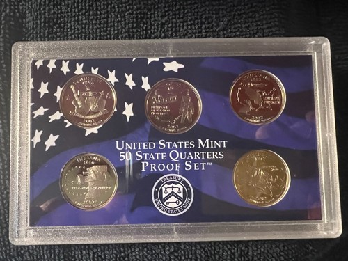 1999 2002 United States Mixed Metal 50 States Quarter Coin Proof Set Lot of 4 NR - Picture 5 of 13