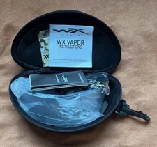 WILEY X VAPOR ARMY SHATERPROOF SUNGLASSES KIT APEL GREY/CLEAR LENS WX