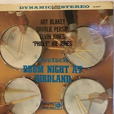 1960s ART BLAKEY,CHARLIE PERSIP,ELVIN JONES-Drum Night At Birdland,52049,EXC G-1