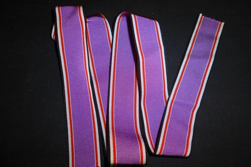 12cm Medal Ribbon: Air Raid Medal - 3cm Wide