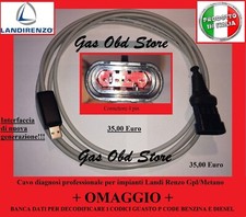 Cavo diagnosi usb Professionale per centraline Gpl/Metano Landi Renzo, Plus, EVO