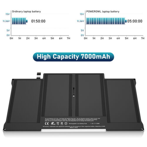 New A1405 Battery For Apple MacBook Air 13'' A1369 Mid 2011 & A1466 2012 A1496 - Picture 6 of 9