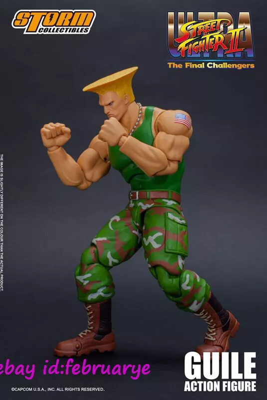 Storm Toys 1/12 Guile Ultra Street Fighter Ii Action Figure In Stock New  Perfect