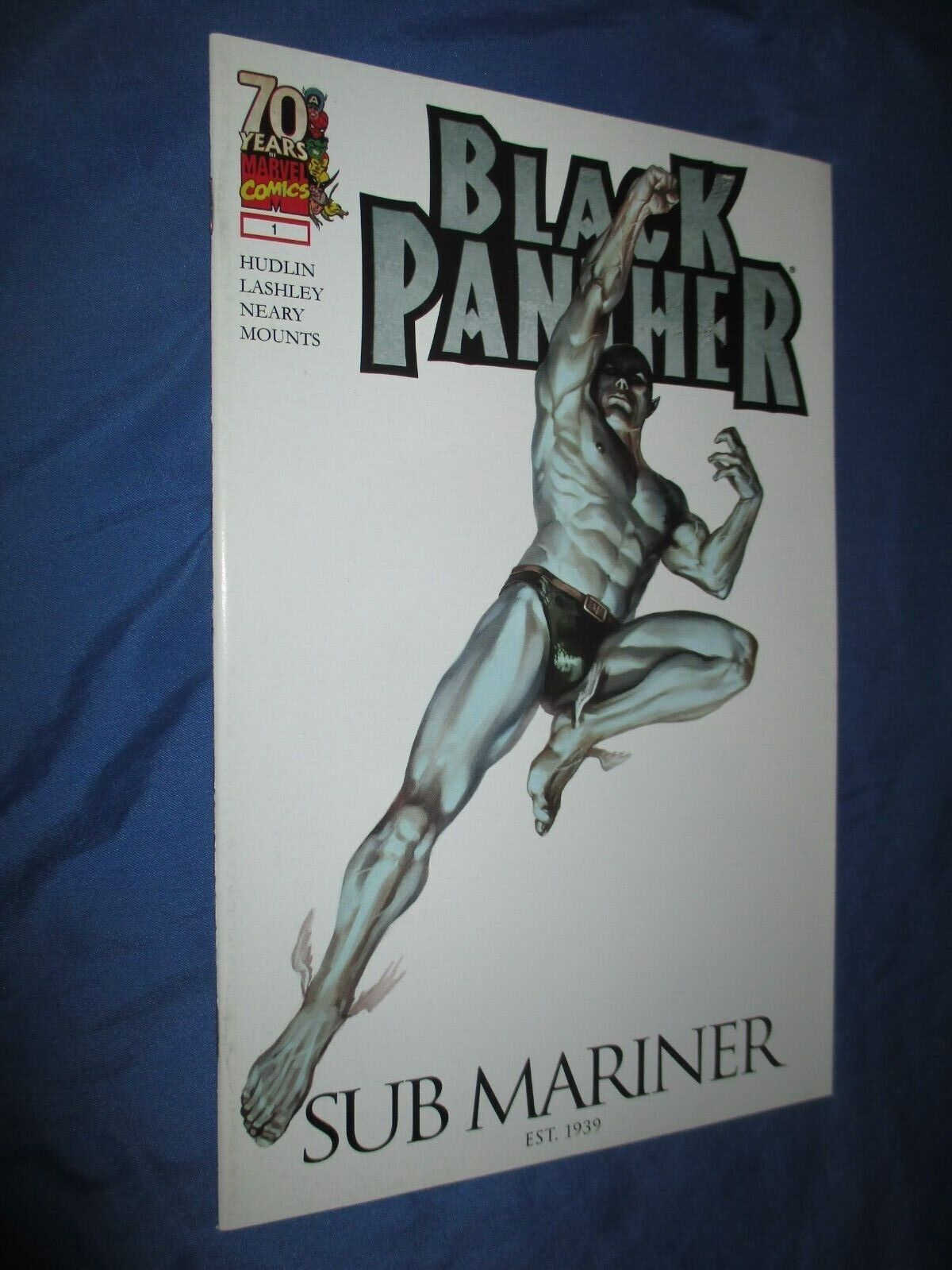 BLACK PANTHER #1 70th Anniversary Sub-Mariner Namor Marvel Variant~Djurdjevic NM