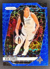 Kiah Stokes 2024 Panini Prizm WNBA, Blue LAZER Prizm, #122 Las Vegas Aces