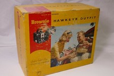 Vintage Kodak Brownie Hawkeye Camera  Flash Outfit Original Box
