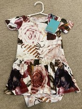 NWT Posh Peanut Black Rose Twirl Jumper 12 To 18 Month