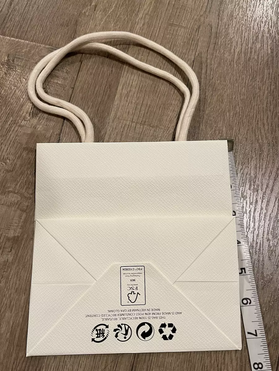 Ivory paper gift sale bags