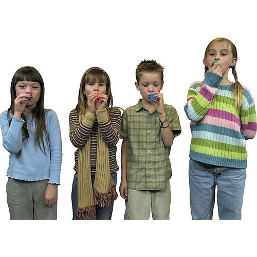 Lot of (15) Genuine Hohner Kazoos Assorted Colors Standard Kazoos