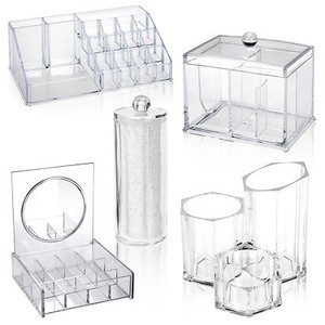 Acrylic Clear Make Up Cosmetic Box Case 