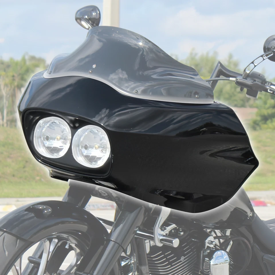 Carenado exterior delantero apto para Harley Road Glide FLTR 1998-2013 Foto 2 de 4