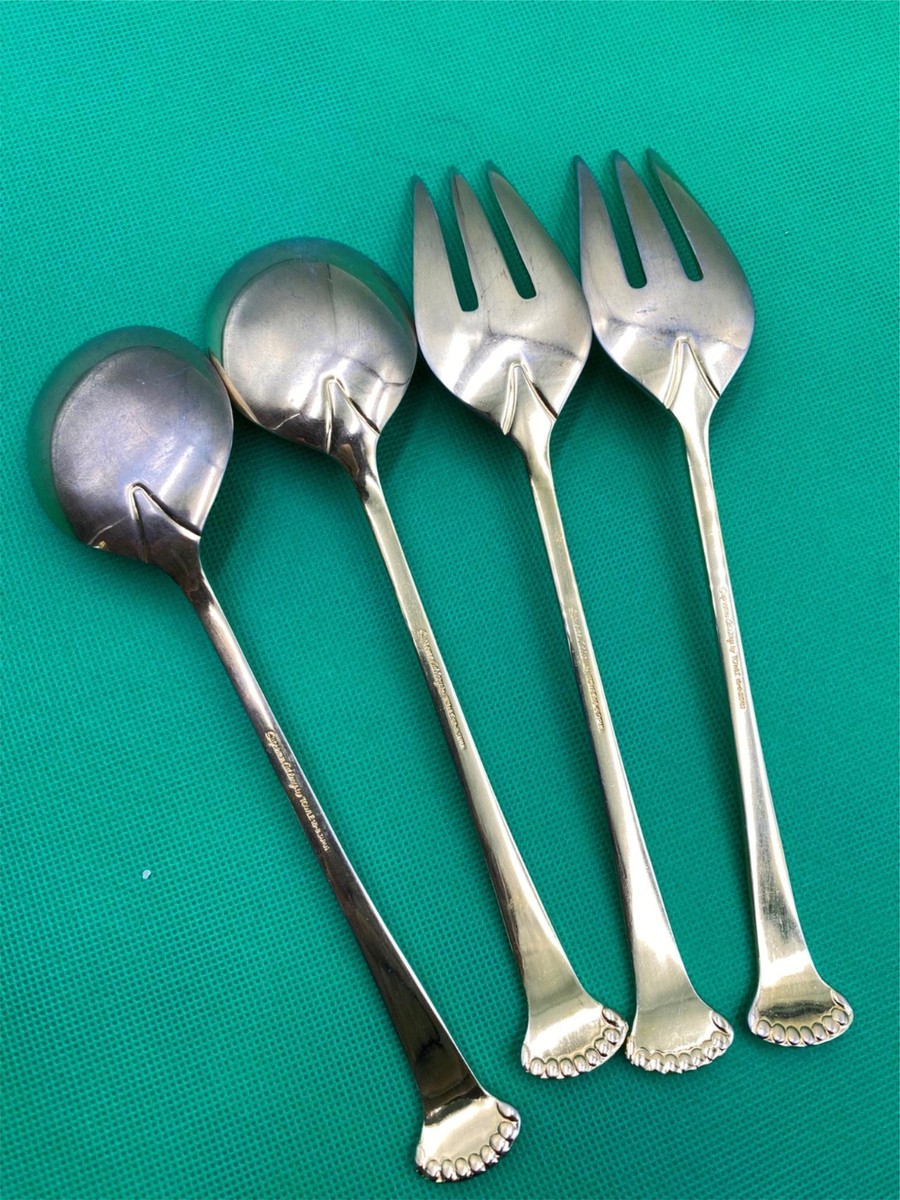 Towle 18/8 Japan Stainless Steel GOLD ARISTOCRAT Serve Spoons