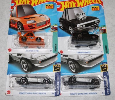 Hot Wheels Fast & Furious lot of 4 all NIP
