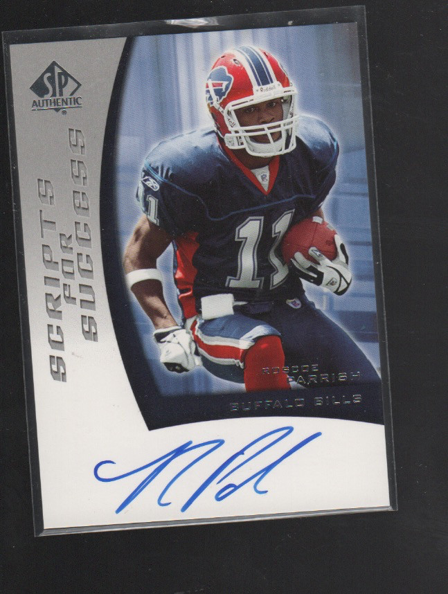 Roscoe Parrish SP Authentic Scripts for Success Autograph #SSRP Base