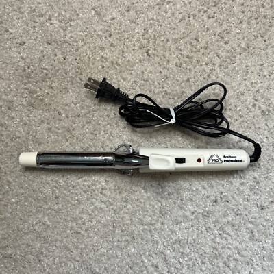 Vintage Brettany Professional Pro Curling Iron 1/2  Wand HI LO Settings